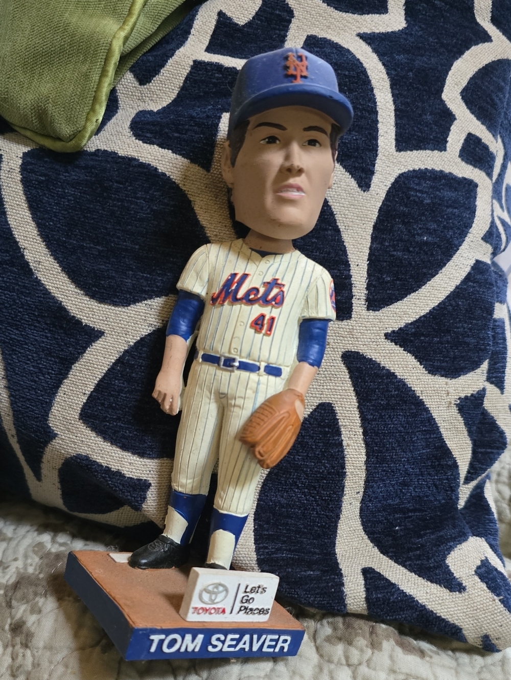 Tom Seaver 41 NY  Mets Bobble Head 2013 All Star Baseball Stadium Giveawy Toyota